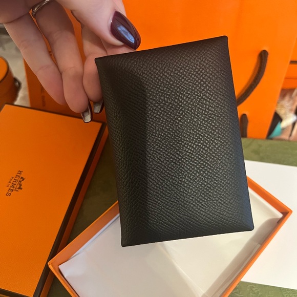 Hermes Calvi Card Holder - Picture 7 of 8